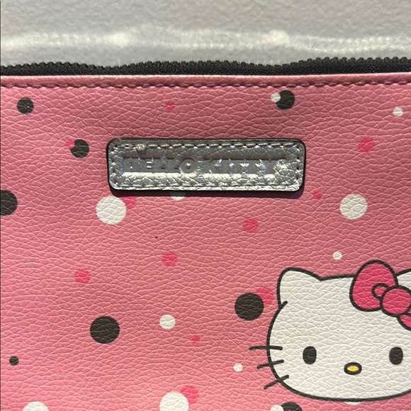 Hello Kitty Pink and Silver Wristlet - Picture 2 of 6